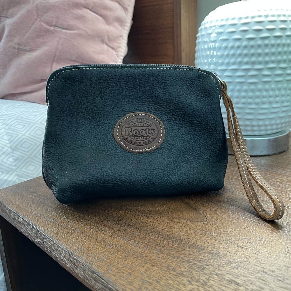 Roots Genuine Leather Wristlet